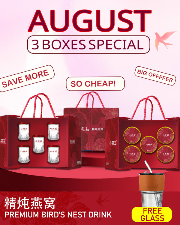 【August】3 Boxes Special Deal.