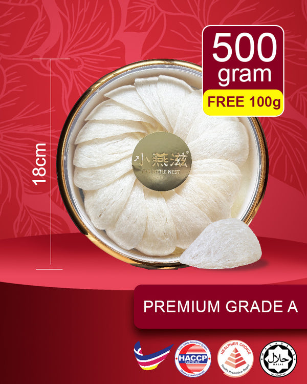500g FREE 100g Clean Bird's Nest.